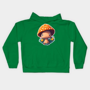 Kawaii mushroom is my best friend, I love it V2 Kids Hoodie